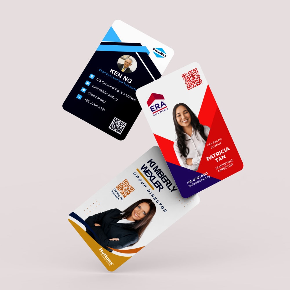 BizCardSG NFC Business Card Vertical